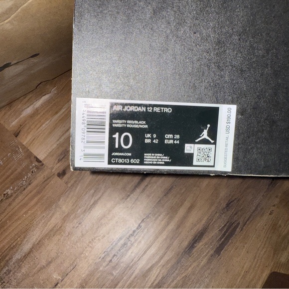 Jordan Red and Black Sneakers - Picture 5 of 6